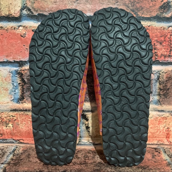 Papillio Orange Pink Floral Sandals - Picture 10 of 11